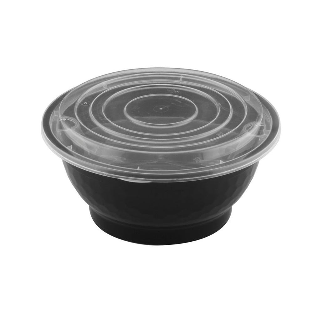Bowls, Noodle, 50 Ounce, Microwaveable, Black,120 - 1 COUNT