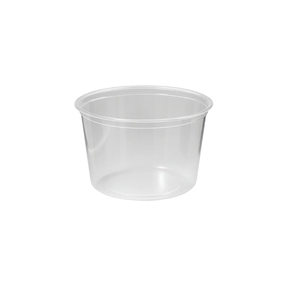 Container, Deli, 12 Ounce, Microwaveable Plastic, Clear,500 - 1 COUNT