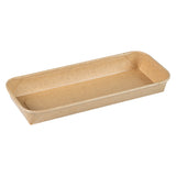 Containers, Sushi, Matsuri Vision 10 Ounce, Paper, Kraft, 8.75 x 3.50 x 1 Inch, Rectangular,2 - 50 COUNT