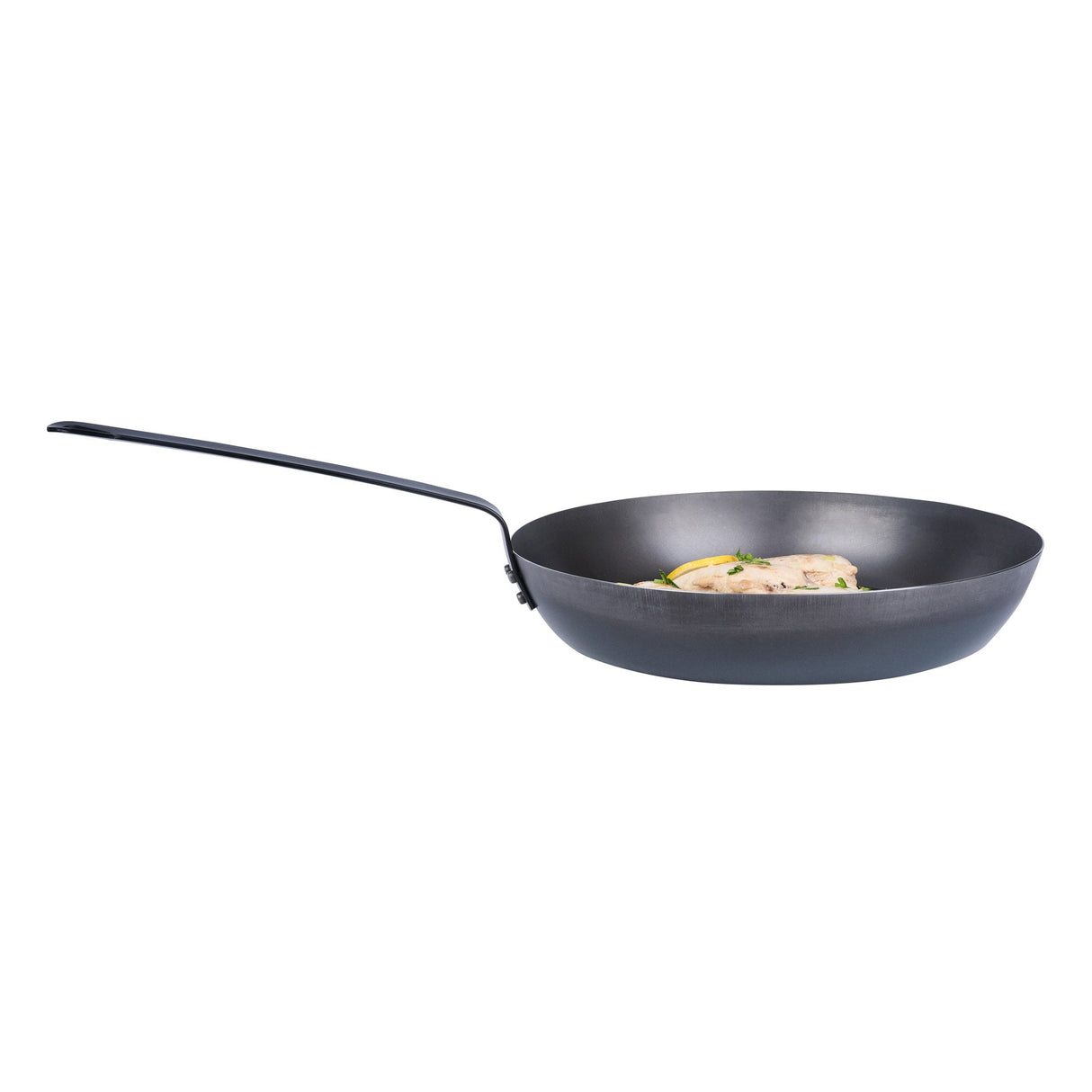 Pan, Fry, Met Lux 13 Inch, Carbon Steel, Black,1 - 1 EACH