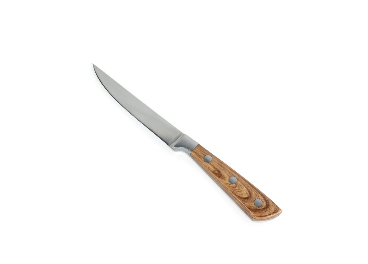 Knives, Steak, 9 Inch, Oak Handle,6 - 1 COUNT