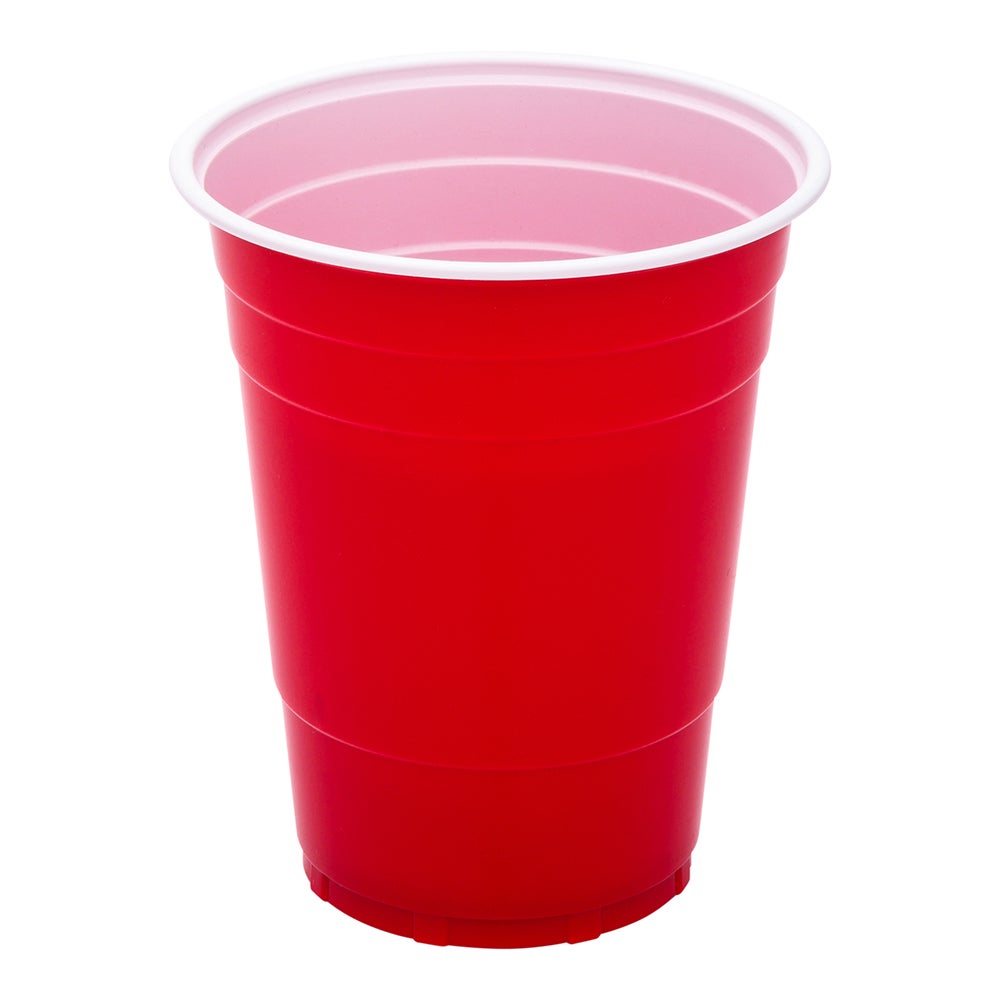 Cups, Party, RW Base 16 Ounce, Plastic, Red, 3.75 x 3.75 x 4.75 Inch,20 - 25 COUNT