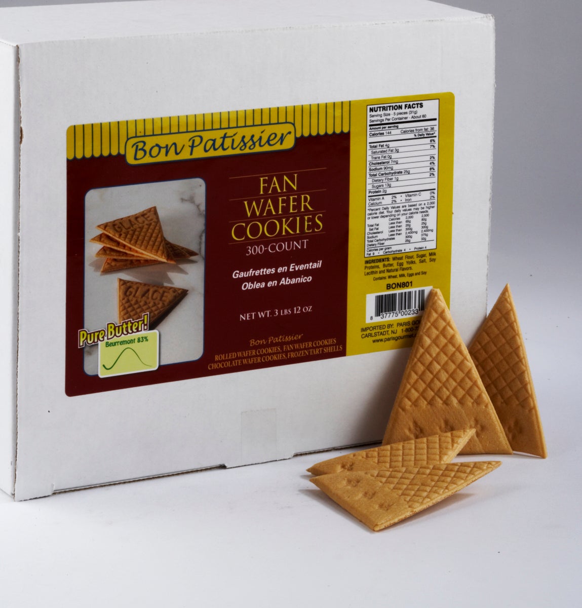 Cookies, Fan Wafer,2 - 300 COUNT