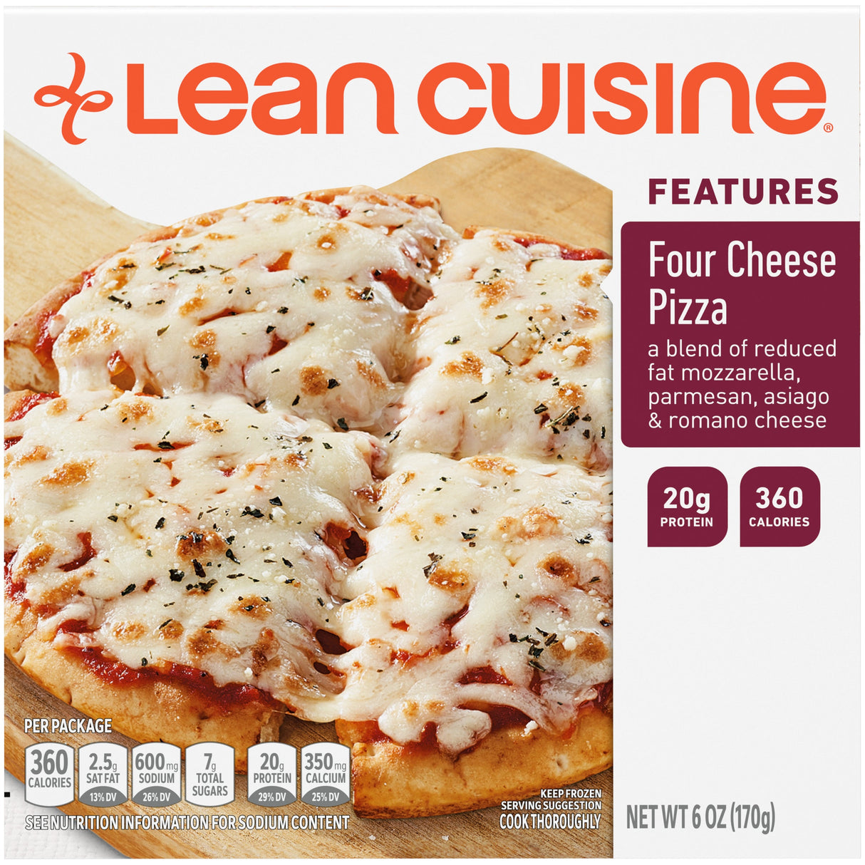 Entree, Pizza, Four Cheese,8 - 6 OUNCE