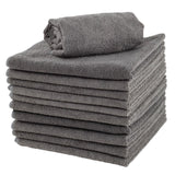 Wipers, Microfiber, Gray, 16 x 16 Inch,1 - 10 COUNT