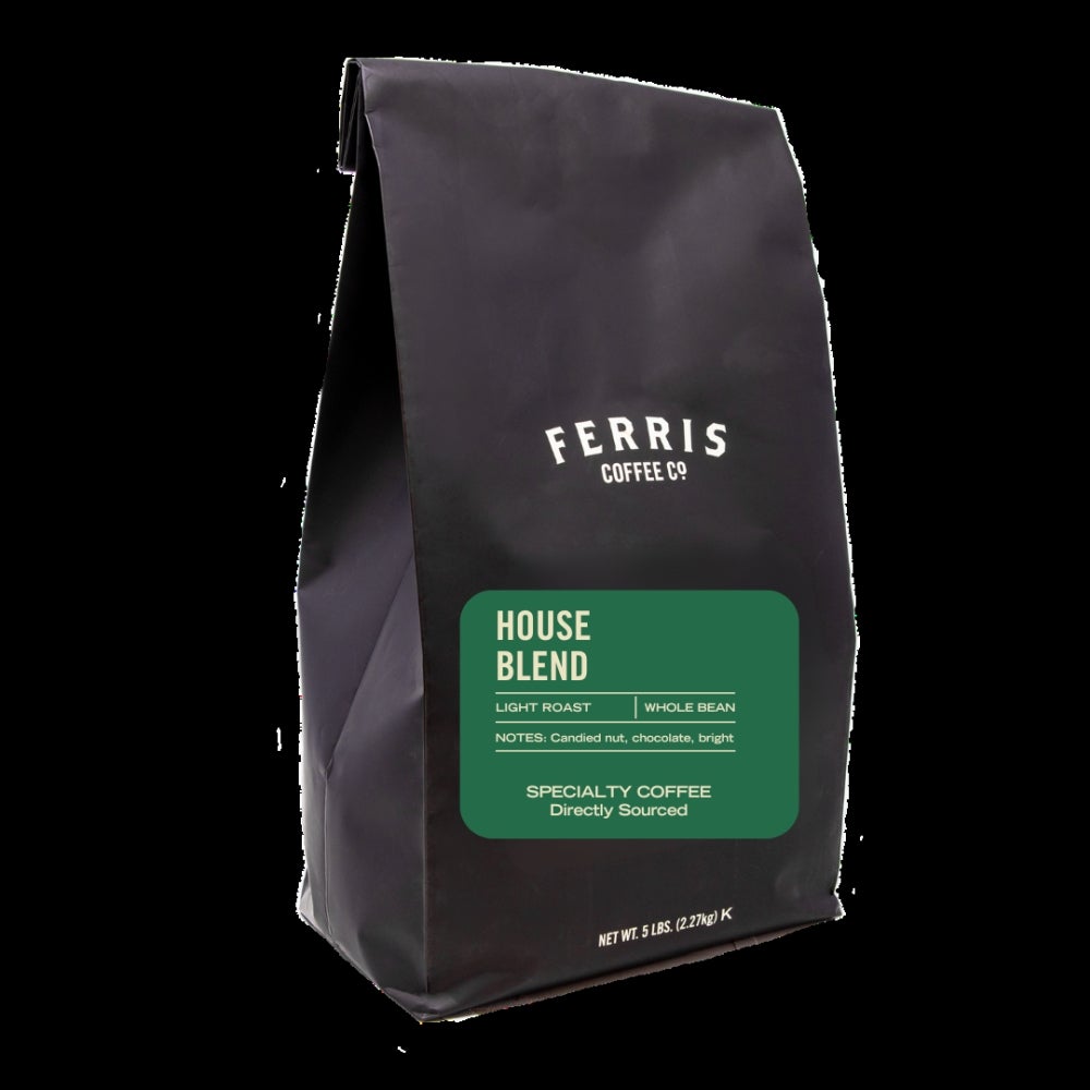 Coffee, Whole Bean, House Blend,1 - 5 POUND