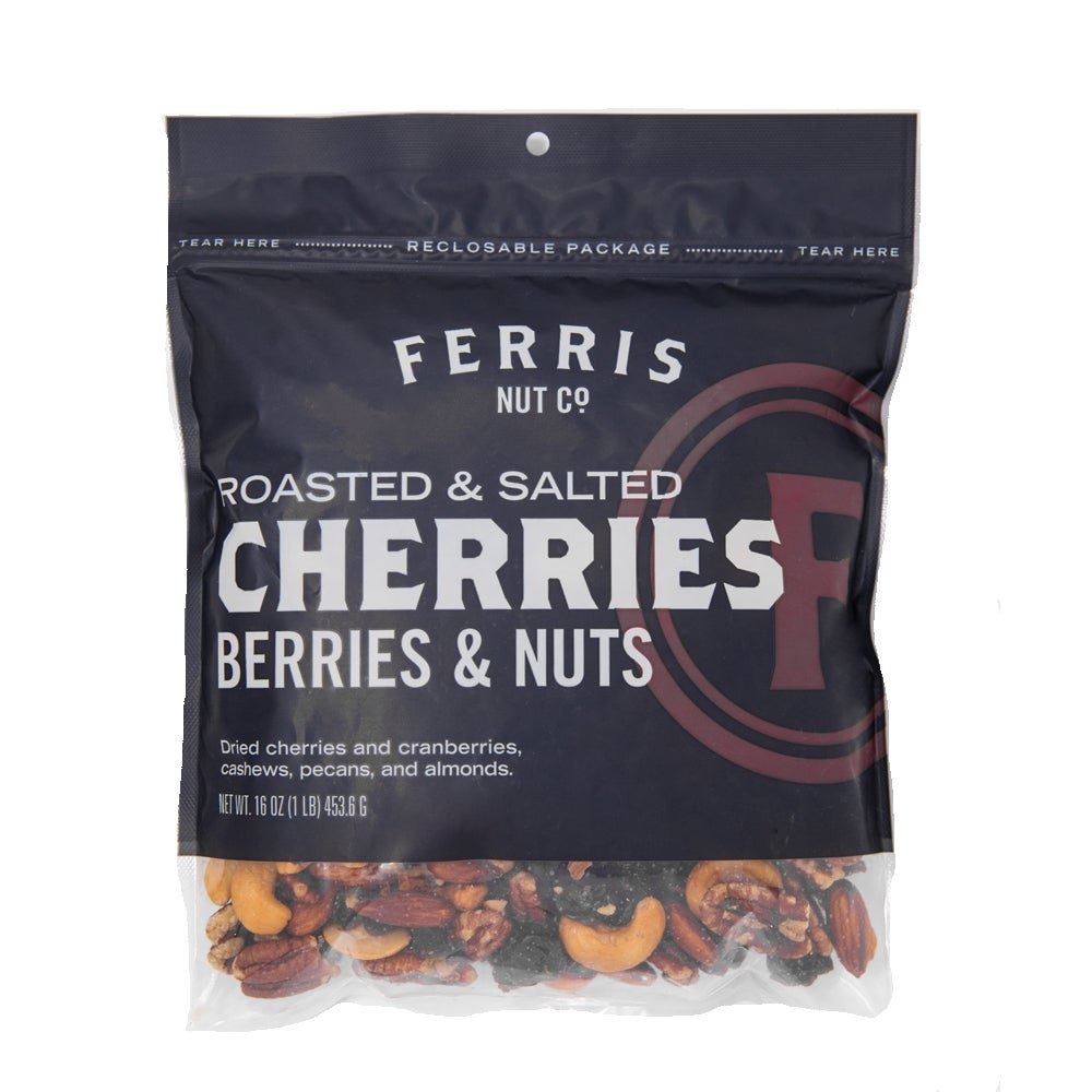 Nuts, Roasted & Salted, with Cherries & Berries,12 - 16 OUNCE