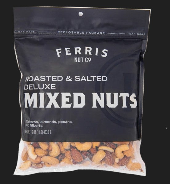 Nuts, Mixed, Roasted & Salted, Deluxe,12 - 16 OUNCE