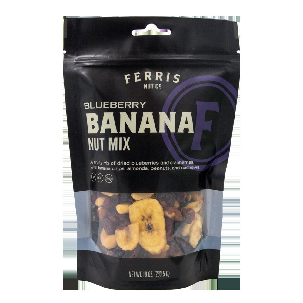 Trail Mix, Blueberry/Banana/Nut, in Resealable Bag,12 - 10 OUNCE
