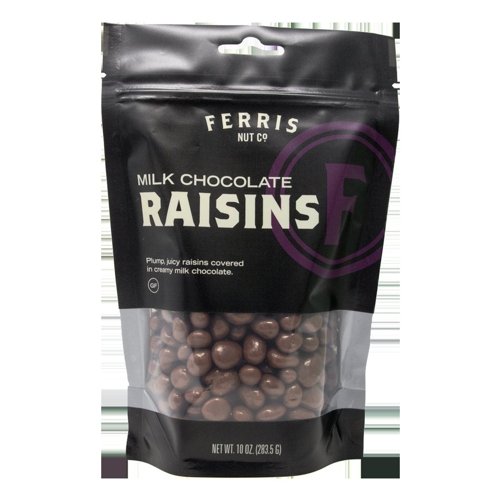 Raisins, Milk Chocolate-Covered, in Resealable Bag,12 - 10 OUNCE