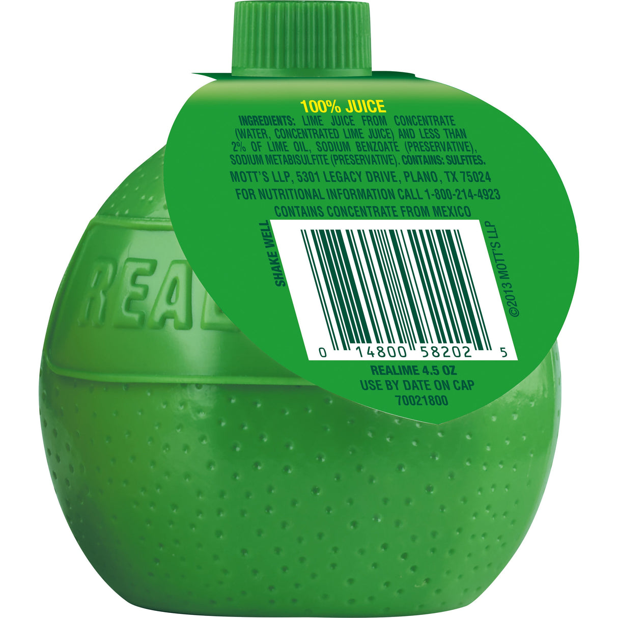 Juice, Lime, Shelf Stable,24 - 4.5 FLUID