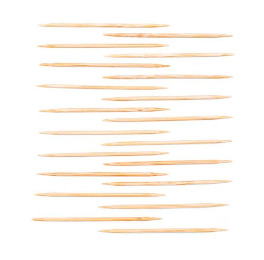 Toothpicks, Round, Bamboo, Plastic Container,288 - 300 COUNT
