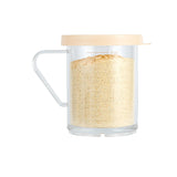 Shaker, Spice, 10 Ounce, Dredge, Clear, Polycarbonate, with Beige Fine Lid,1 - 10 OUNCE
