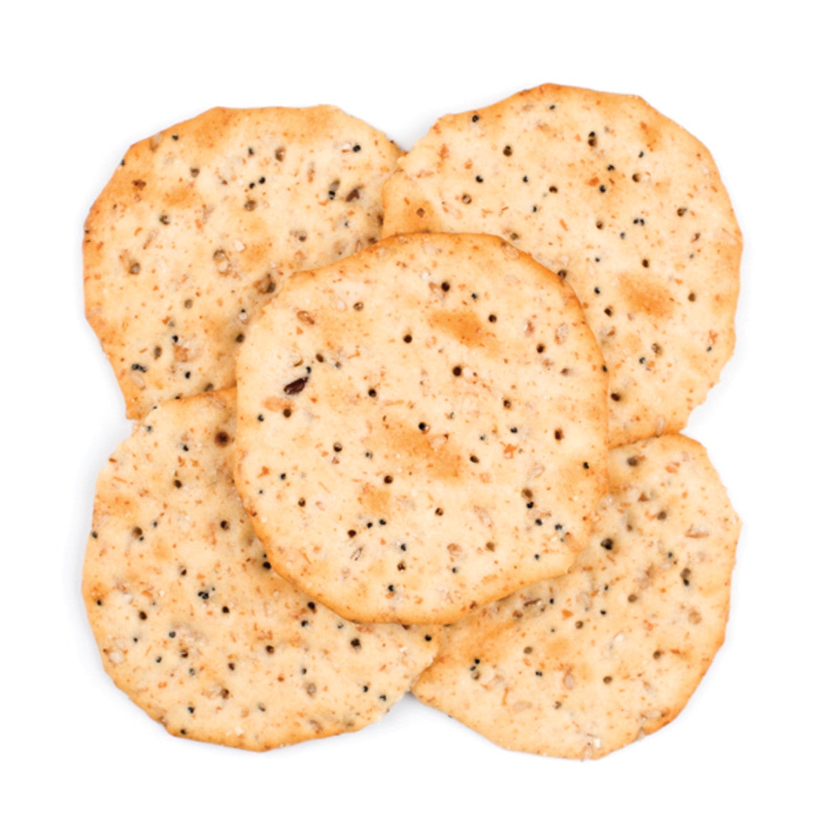 Crackers, Wheat, Everything,12 - 4.4 OUNCE