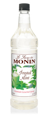 Beverage Syrup, Frosted Mint, Plastic,4 - 1 LITER