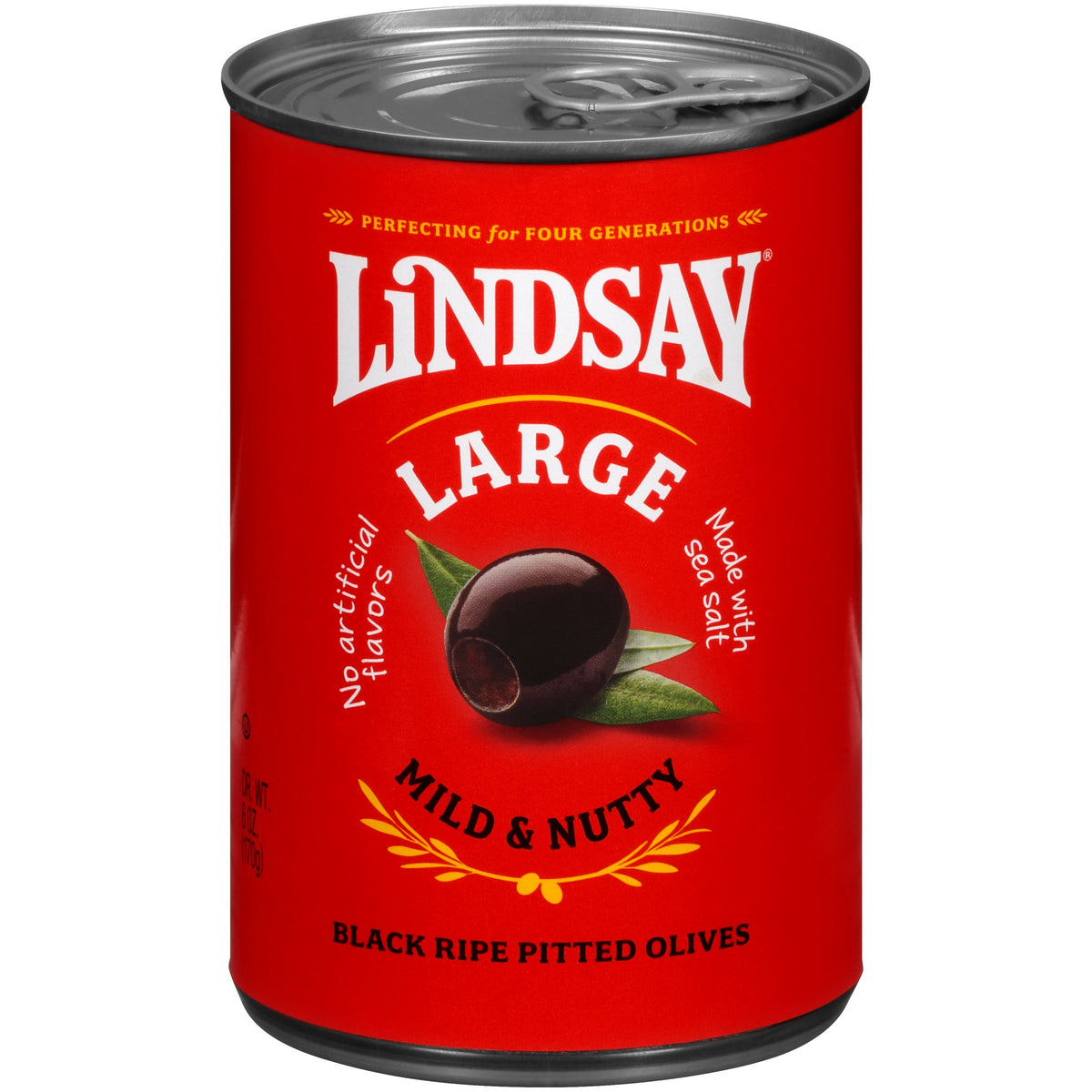 Olives, Black, Large, Pitted,24 - 6 OUNCE