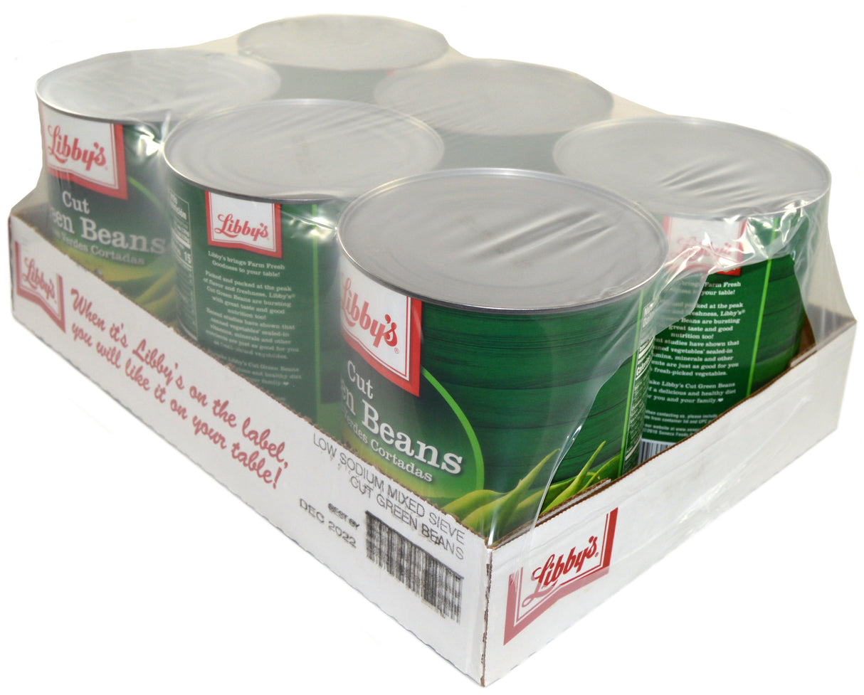 Beans, Green, Cut, Shelf-Stable,6 - 101 OUNCE