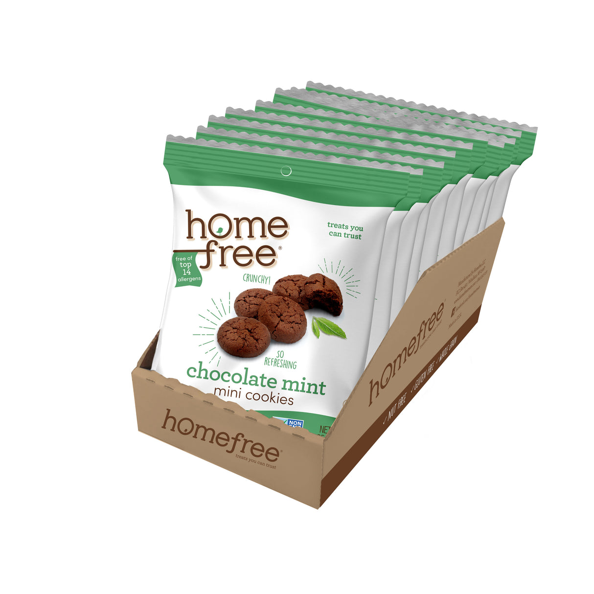 Cookies, Chocolate Mint, Mini, 0.95 Ounce,1 - 10 COUNT