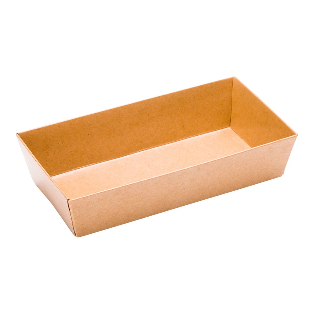 Containers, Sushi, 5.5 x 2.75 x 1.5 Inch, Paper, Kraft, Rectangle,100 - 1 EACH