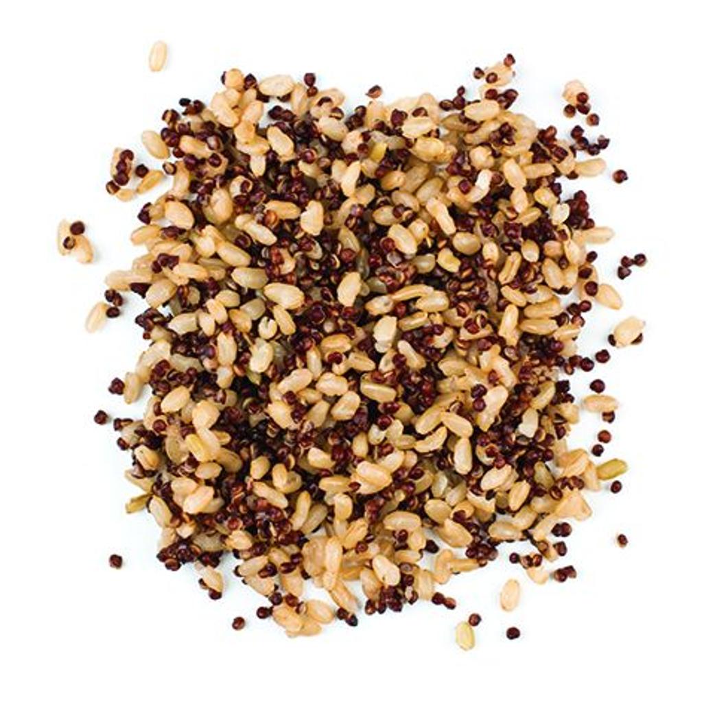 Brown Rice, with Red Quinoa, Parboiled, Shelf-Stable,4 - 5 POUND