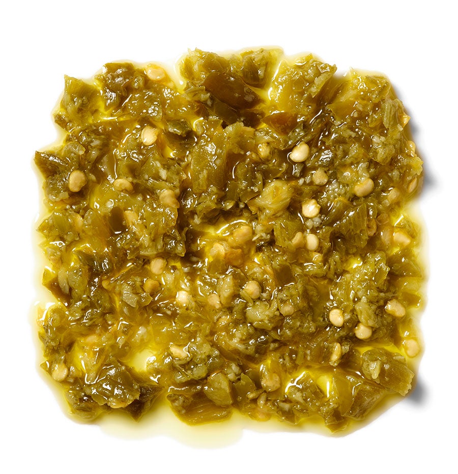 Sauce, Hot, Green Chile Crunch,6 - 7.05 OUNCE