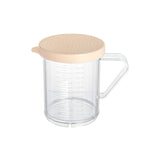 Shaker, Spice, 10 Ounce, Dredge, Clear, Polycarbonate, with Beige Fine Lid,1 - 10 OUNCE