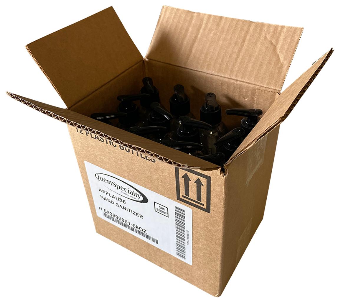 Hand Sanitizer, Gel, 60% Alcohol, with Pump,12 - 8 FLUID