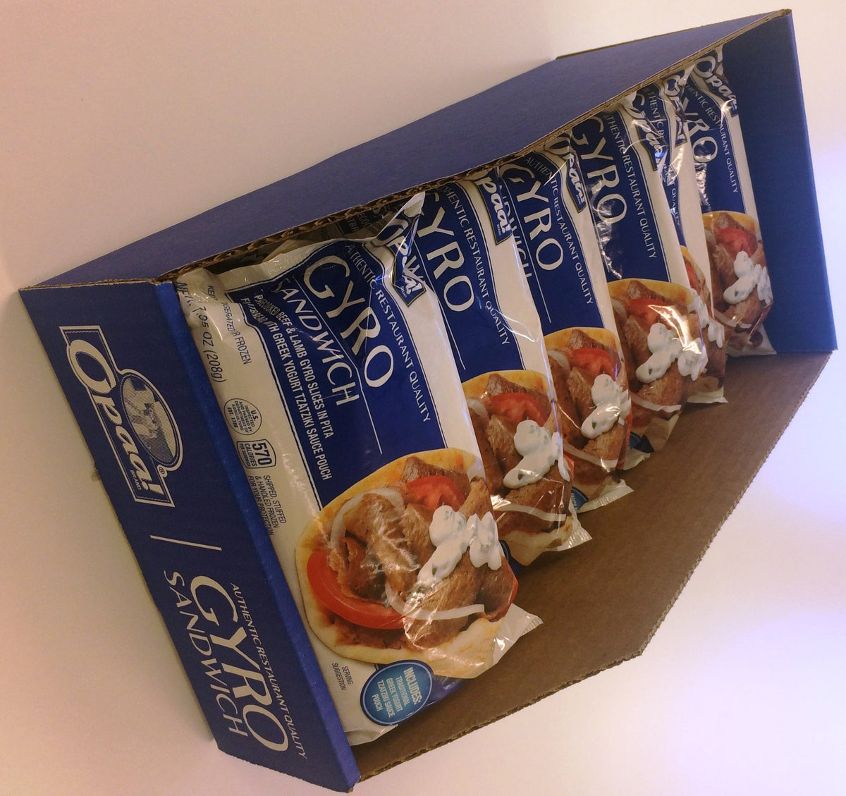 Sandwiches, Gyro, Frozen Individually Wrapped,12 - 7.35 OUNCE