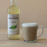 Beverage Syrup, Natural Vanilla, Plastic,4 - 1 LITER