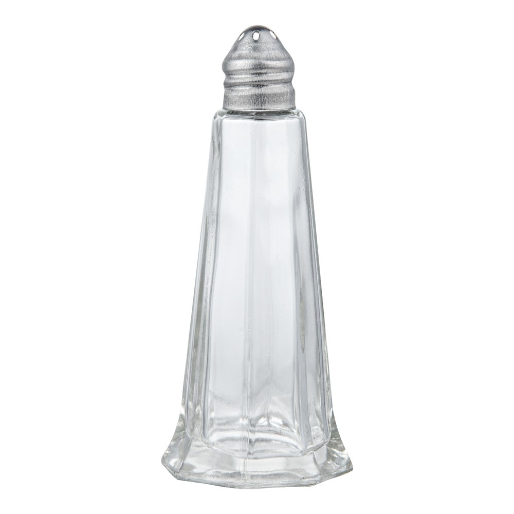 Shaker Set, Salt & Pepper, 1 Ounce, Tower Style, Glass,1 - 1 EACH