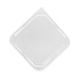 Lids, Dome, Sustain, Plastic, Clear, 7 x 7 x 1.25 Inch, for 34 Ounce Containers, Octagonal, PLA,25 - 1 COUNT