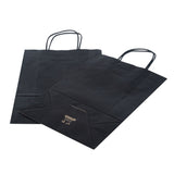 Bags, Retail, Saving Nature 7.75 x 4 x 11.50 Inch, Paper, Black, with Handles,100 - 1 EACH