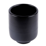 Vase, Table Art, 3 x 3 x 3.50 Inch, Ceramic, Black, Tea Cup Shape,1 - 1 EACH
