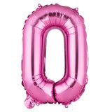 Balloon, Mylar, Balloonify 16 Inch, Number 0, Pink,1 - 1 EACH