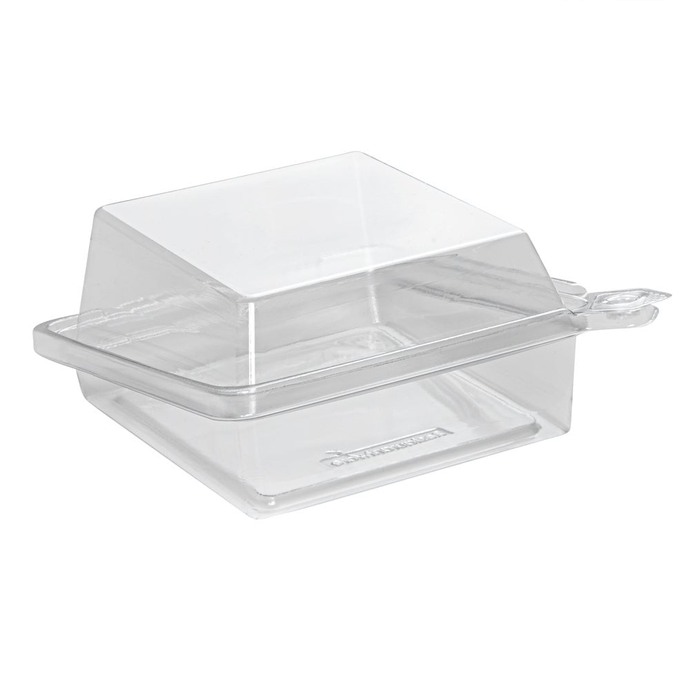 Containers, Sandwich, Tamper Tek, Plastic, Clear, 5.75 x 5.5 x 2.5 Inch, with Lid, Tamper-Evident,100 - 1 COUNT