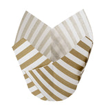 Cups, Baking, 3.50 Ounce, Greasproof Paper, White, Tulip, 3.25 x 3.25 x 3.25 Inch,50 - 1 COUNT