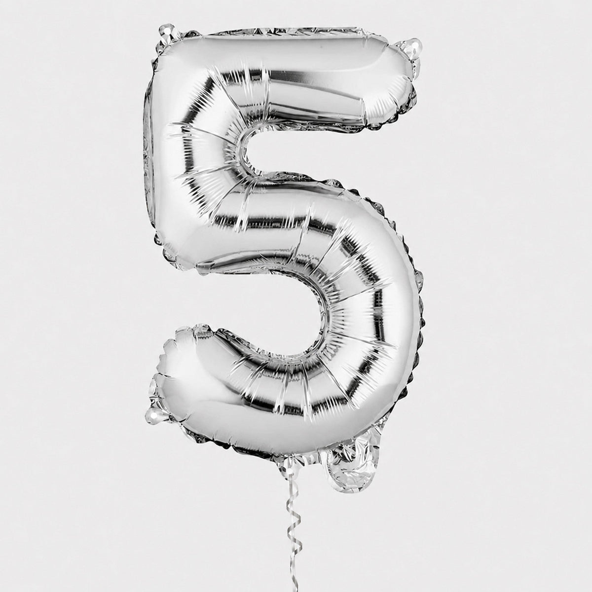Balloon, Mylar, Balloonify 16 Inch, Number 5, Silver,1 - 1 EACH