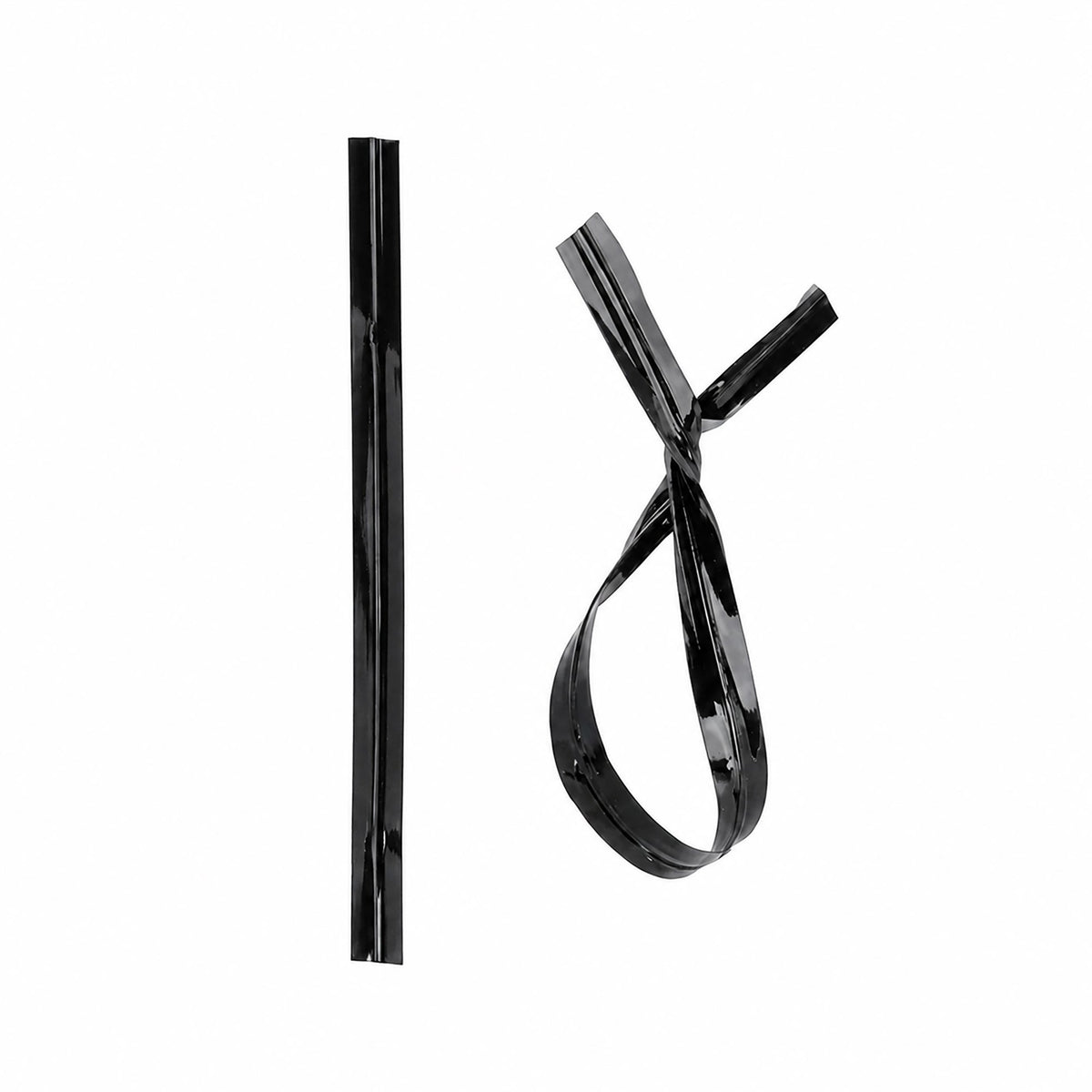 Twist Ties, Bag Tek, 6 Inch, Black,500 - 1 COUNT