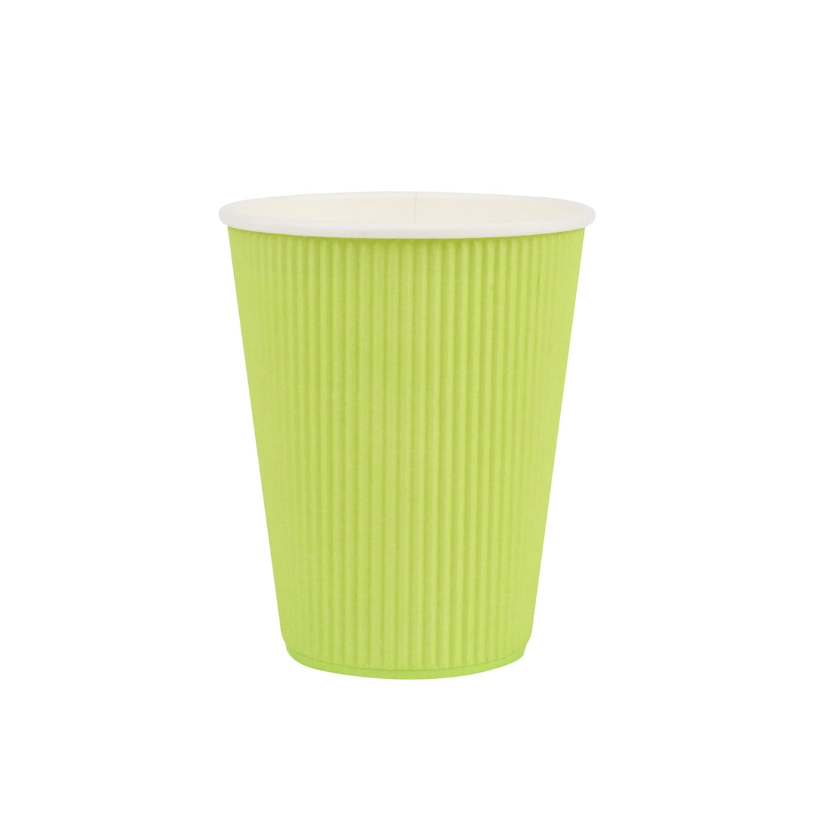 Cups, Hot, 12 Ounce, Paper, Eco Green, Ripple-Wall, 12 Ounce,1 - 500 COUNT