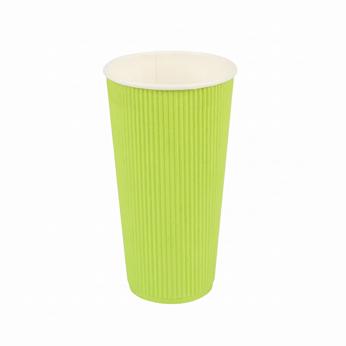 Cups, Hot, 20 Ounce, Paper, Eco Green, Ripple Wall,1 - 250 COUNT