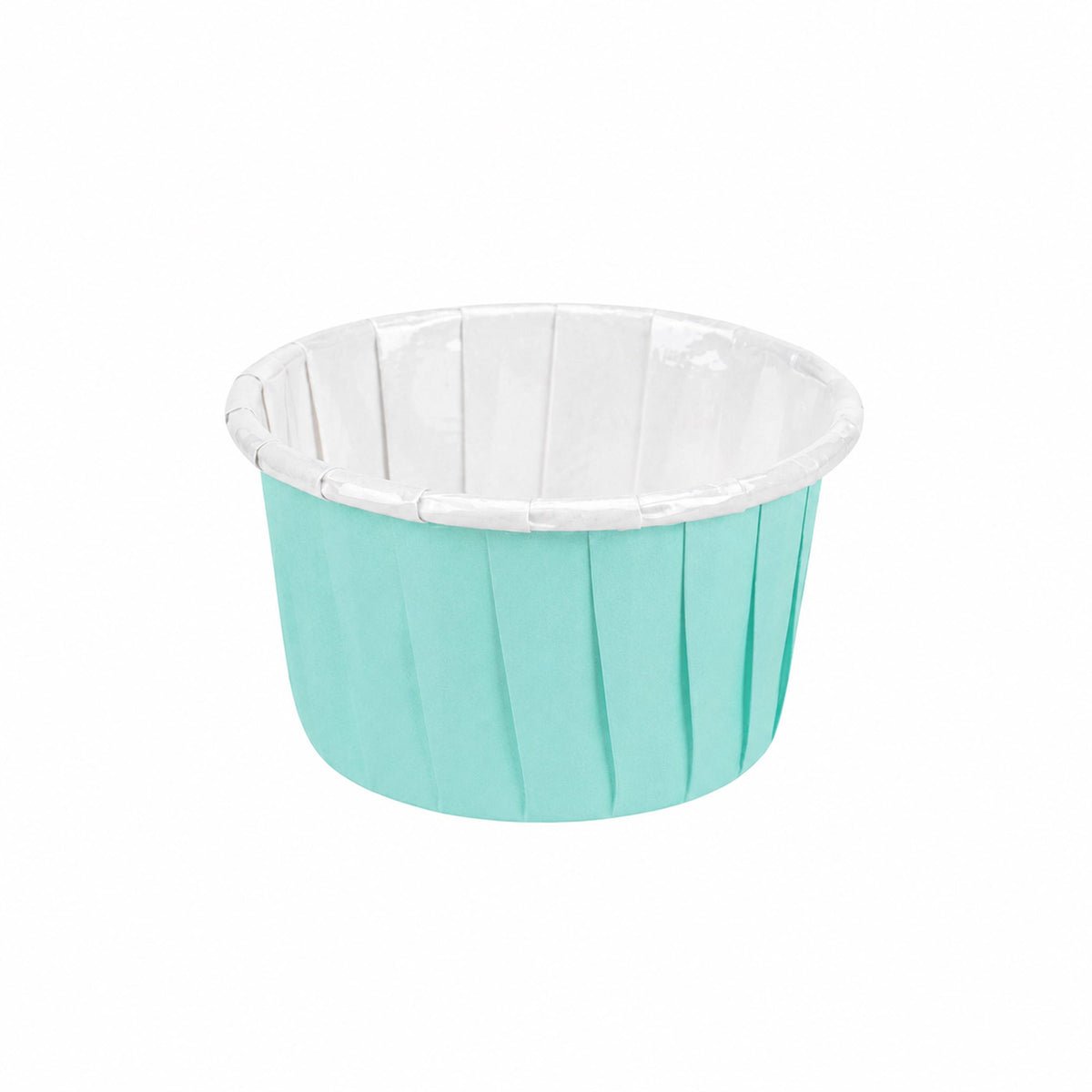 Cups, Baking, 1 Ounce, Paper, Turquoise, Pleated, Small 2 x 2 x 1.25 Inch, Round,200 - 1 COUNT