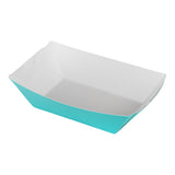 Boats, Bio Tek 4.25 x 2.75 x 1.50 Inch, Paper, Turquoise, 0.50 Pound, #50,8 - 50 COUNT
