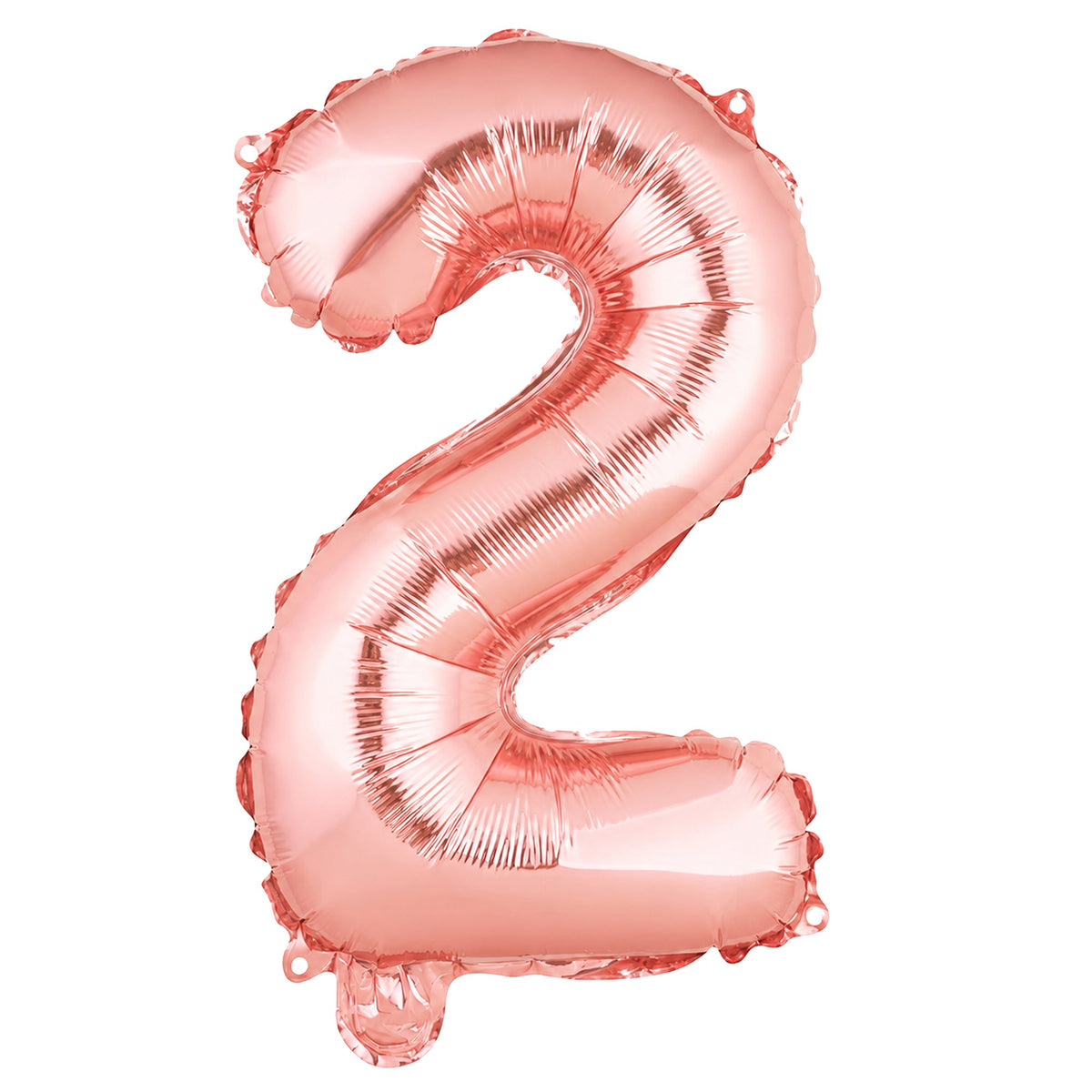 Balloon, Mylar, Balloonify 16 Inch, Number 2, Rose Gold,1 - 1 EACH