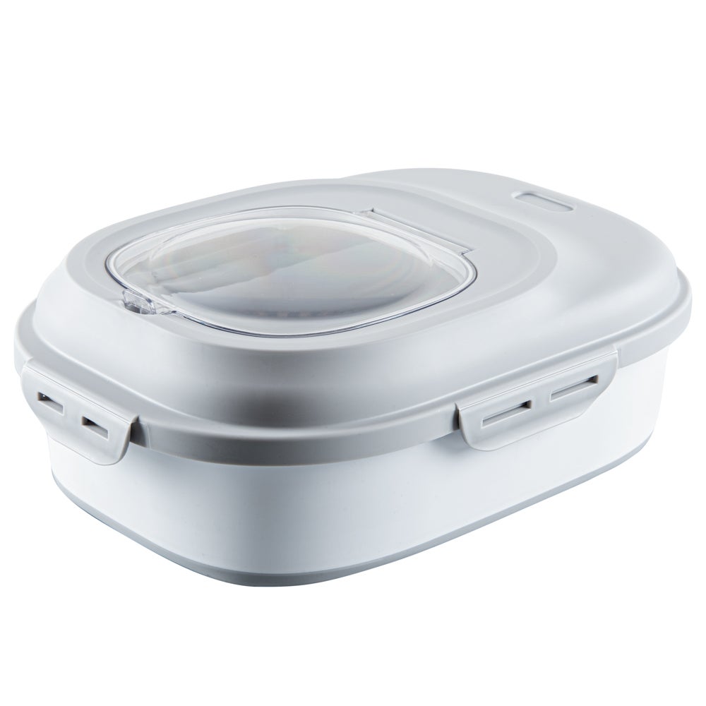 Container, Storage, RW Base, Plastic, Gray, 17.75 x 13 x 14.75 Inch, Collapsible,1 - 1 EACH
