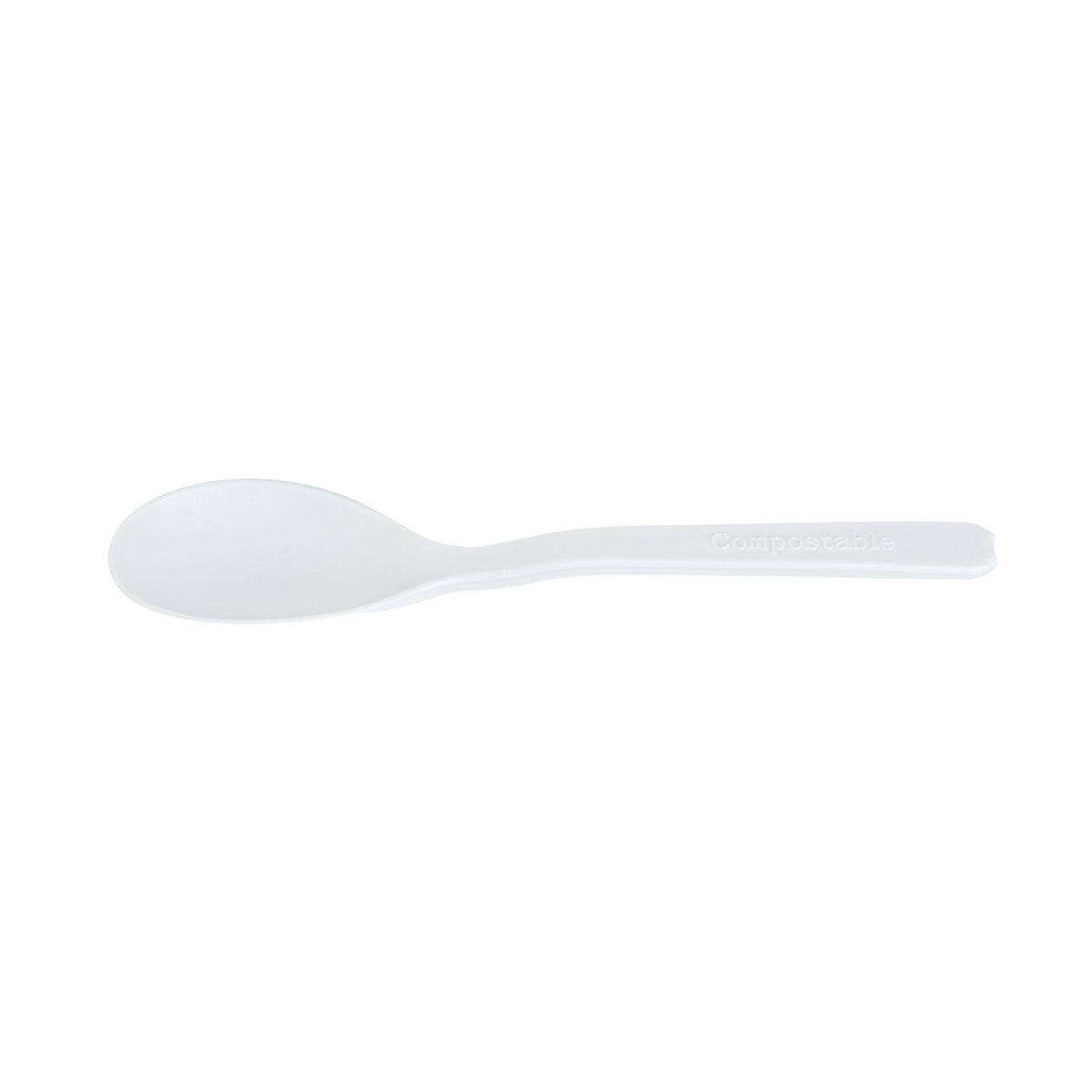 Spoons, Mini, Basic Nature, Plastic, White, Round, 4 Inch, Heat-Resistant,100 - 1 COUNT