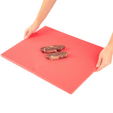 Cutting Boards, RW Base, Red, 20 x 15 Inch, Plastic,10 - 1 COUNT