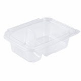Container, Tamper Tek 24 Ounce, Plastic, Clear, Rectangular, 7.25 x 5.50 x 2.25 Inch, with Lid, Tamper-Evident,100 - 1 COUNT