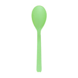 Spoons, Mini, Basic Nature, Plastic, Green, 4 Inch, Heat-Resistant, CPLA,100 - 1 COUNT
