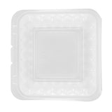 Containers, RW Base 34 Ounce, Microwavable Plastic, Clear, 8 x 8 x 3 Inch, Clamshell, Square,50 - 1 COUNT