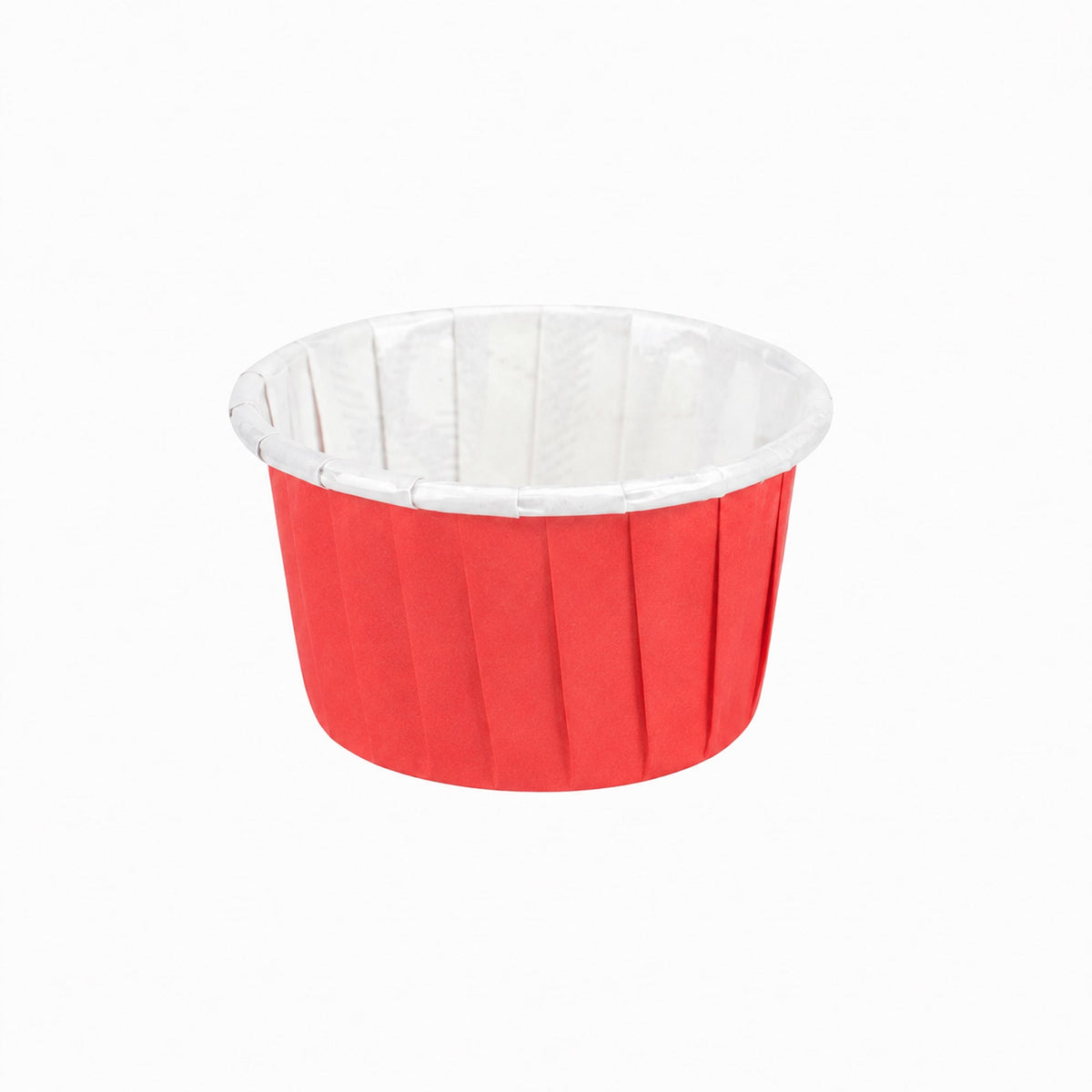Cups, Baking, 1 Ounce, Paper, Red, Pleated, Small 2 x 2 x 1.25 Inch, Round,200 - 1 COUNT